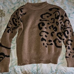Cheetah sweater